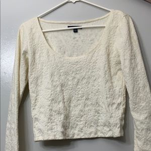 Cream top from American eagle